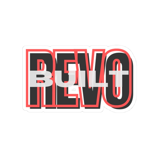 RevoBuilt Logo Sticker 3"x 2"