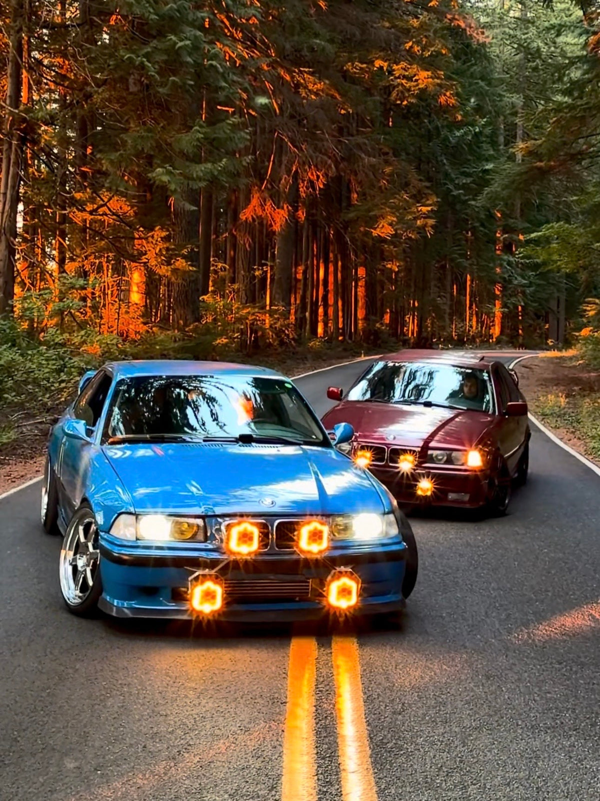 BMW E36 Rally Light Mounts (3 Series 1992-1999)